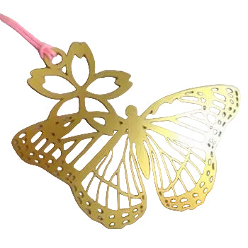 Metal butterfly bookmark 