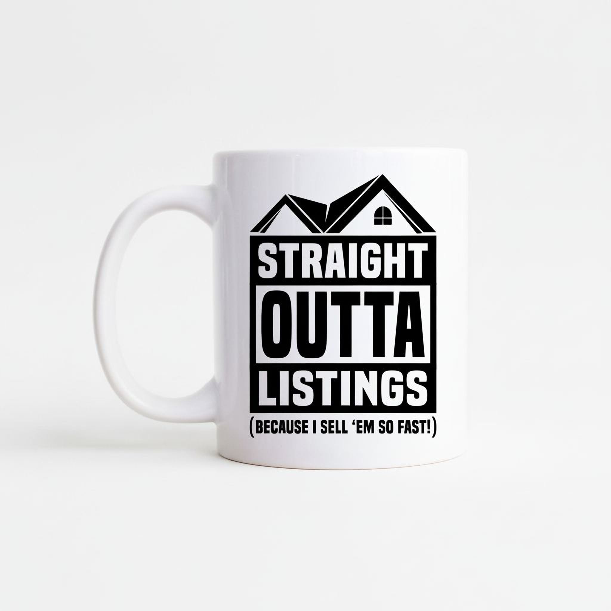 Real Estate Mug – Funny Realtor Gift | Ceramic Coffee Cup for Agents