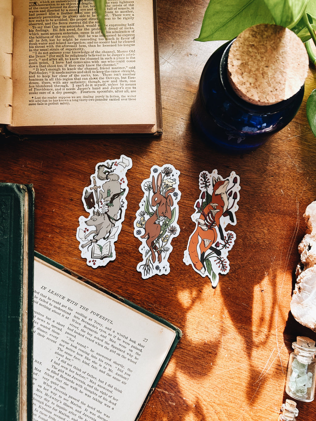 Winter Wolf | Waterproof Vinyl Sticker | 4"