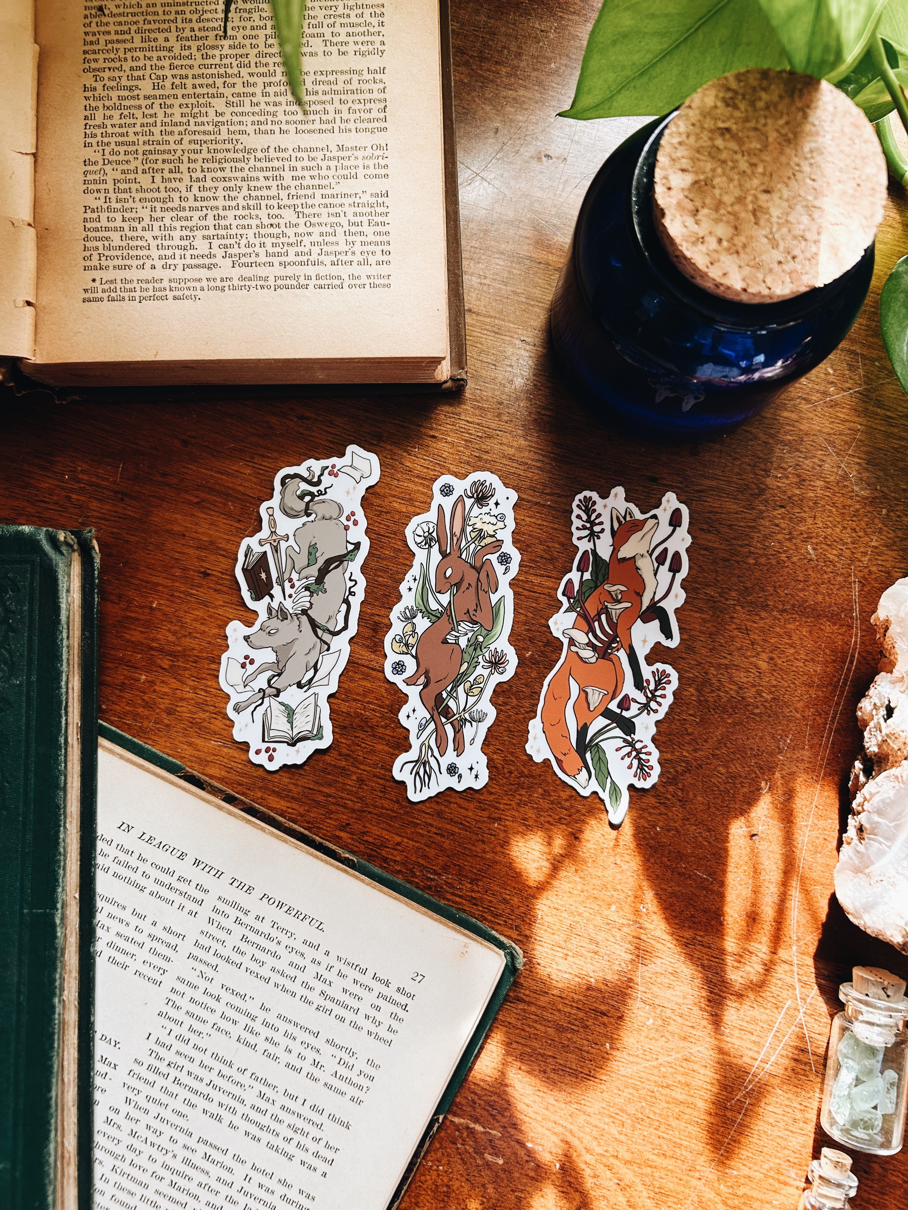 Winter Wolf | Waterproof Vinyl Sticker | 4"