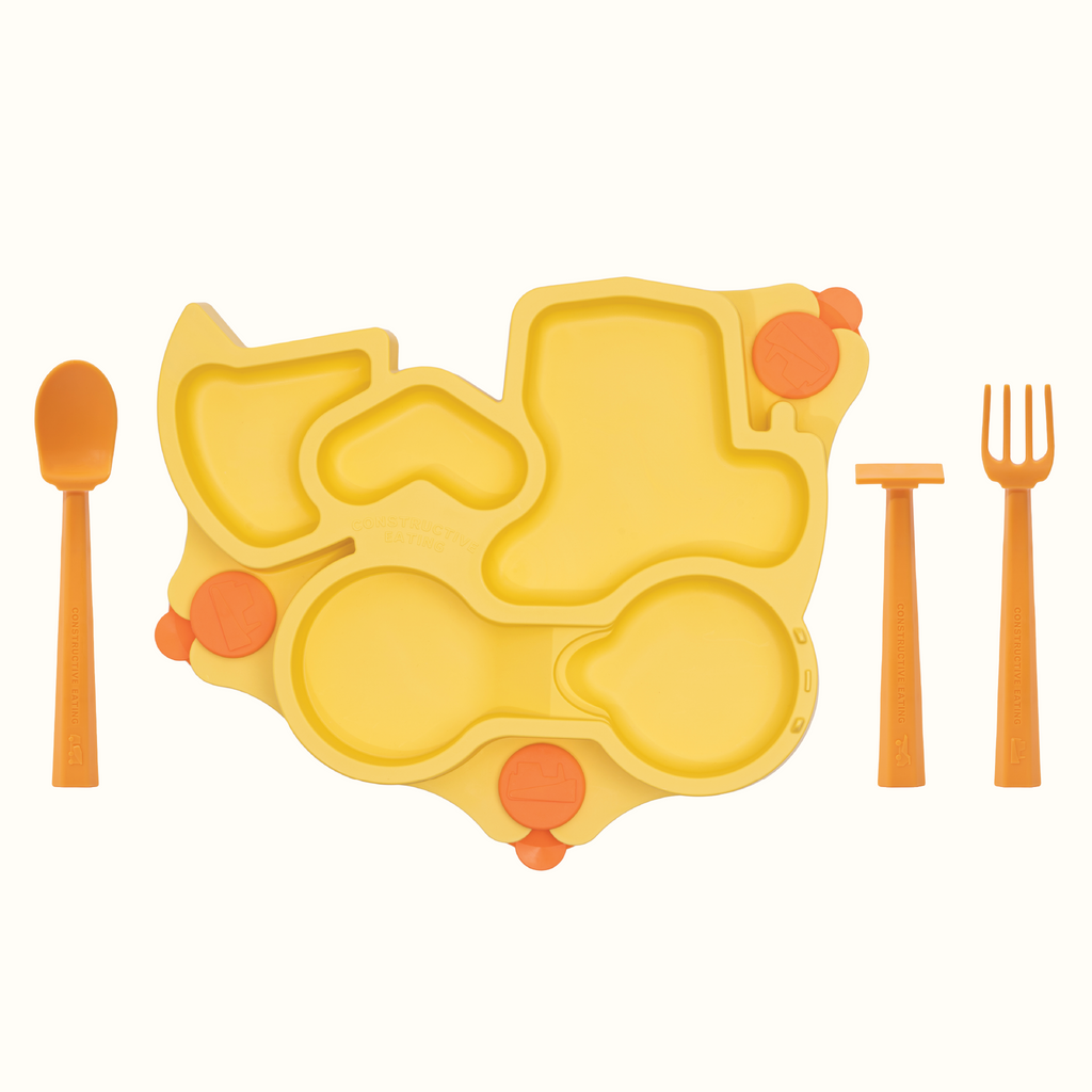 Constructive Eating Truck Training Plate and Utensils