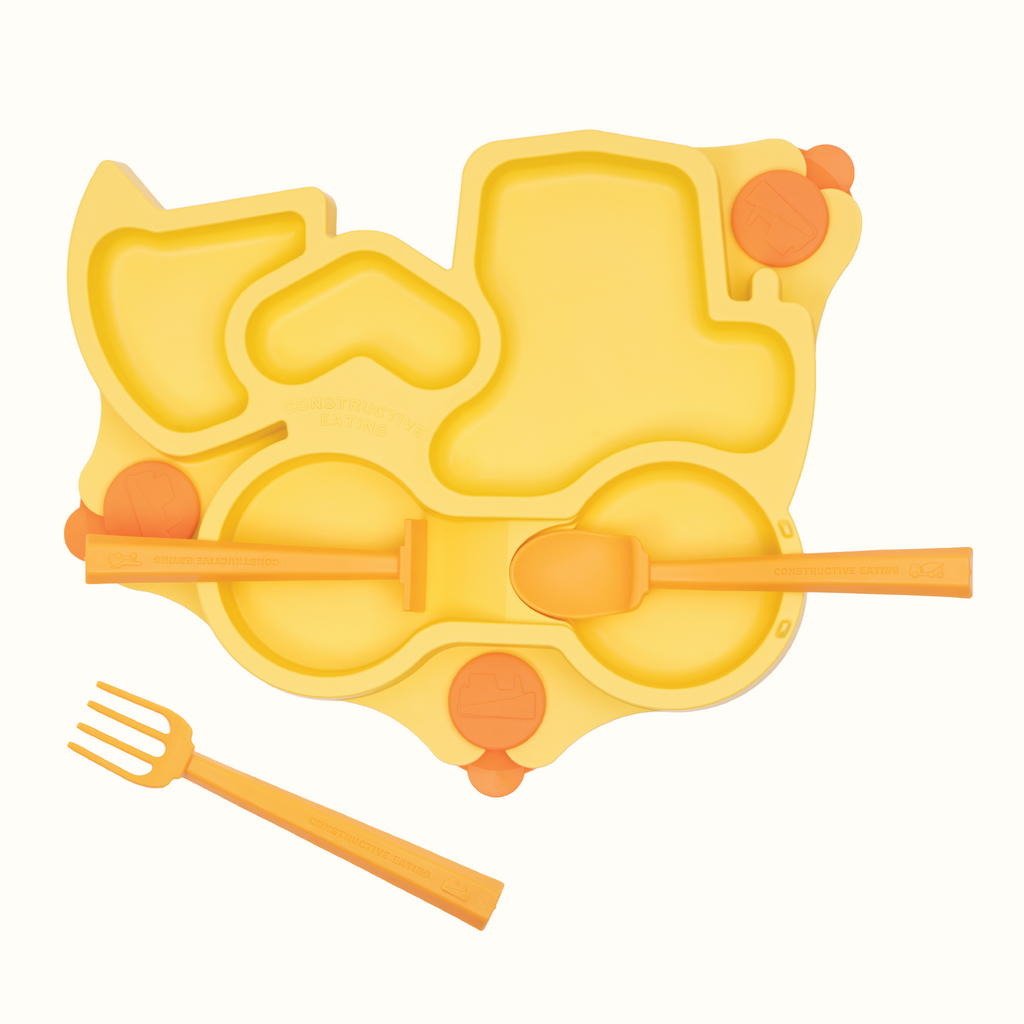 Constructive Eating Truck Training Plate and Utensils