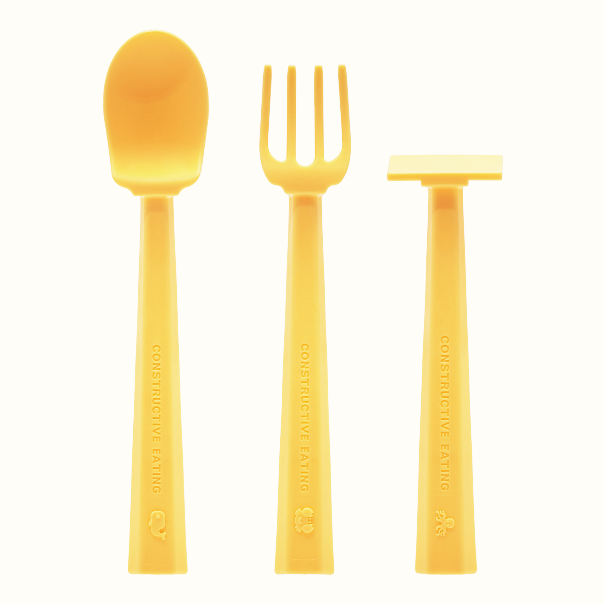 Constructive Eating Turtle Training Plate and Utensils