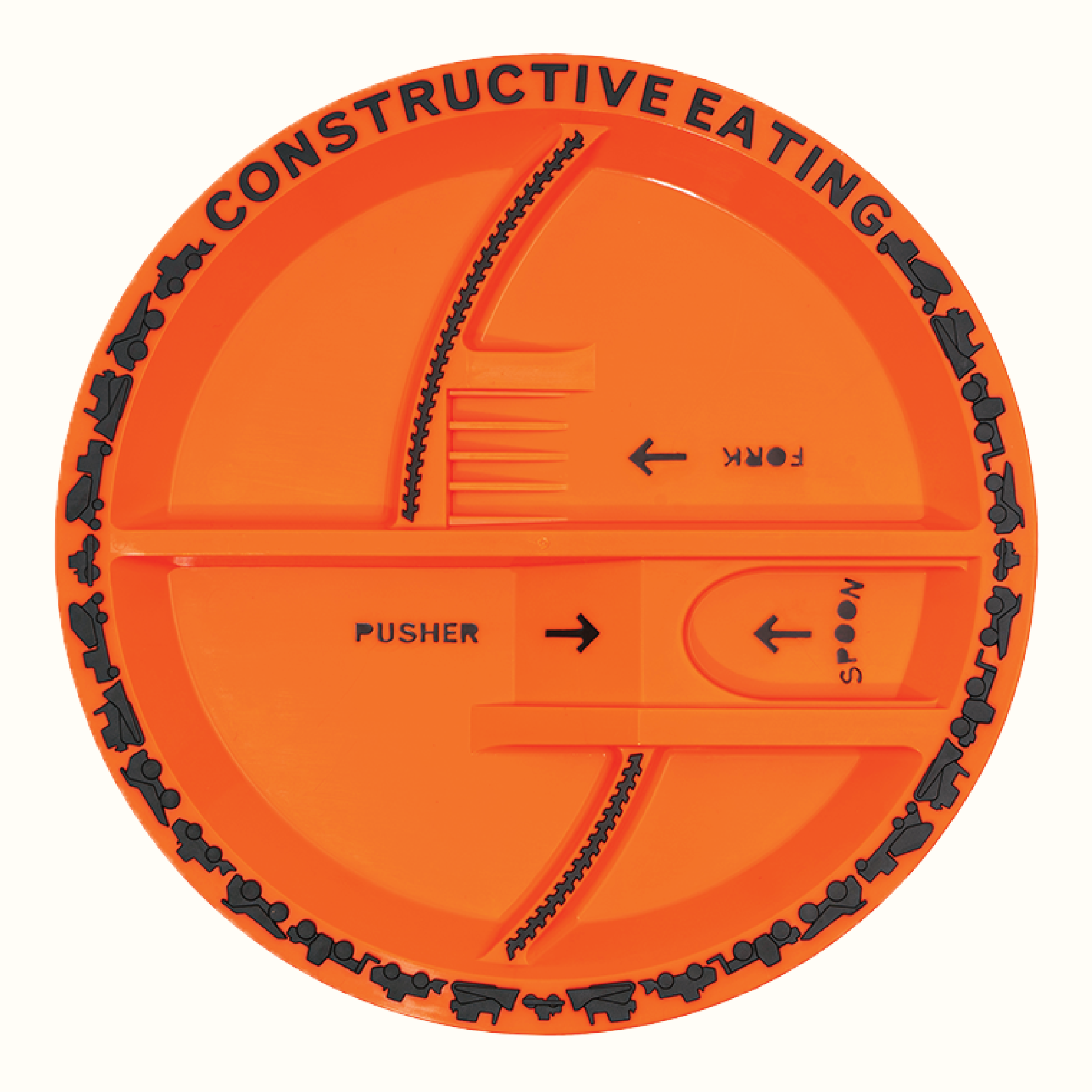 Constructive Eating Utensil & Plate Combo – Construction