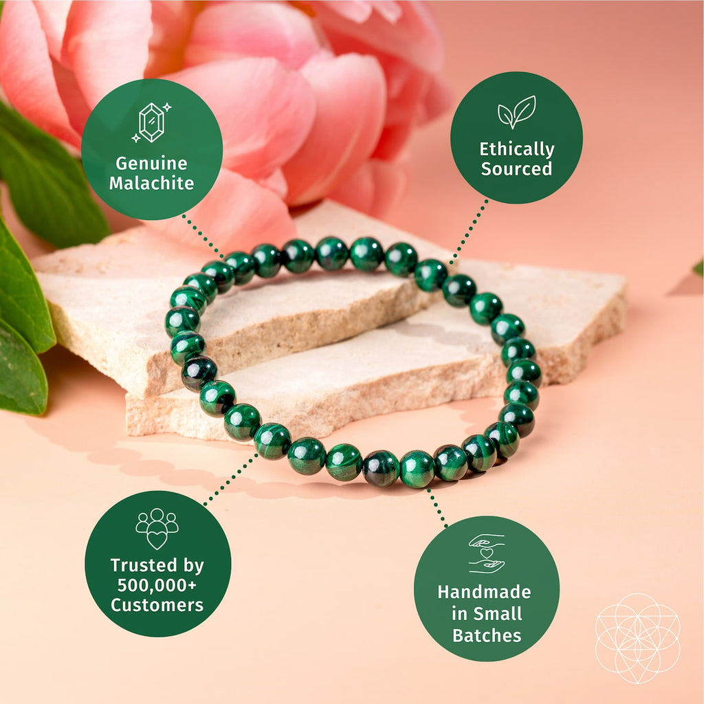 Malachite Anxiety Bracelet – 6mm