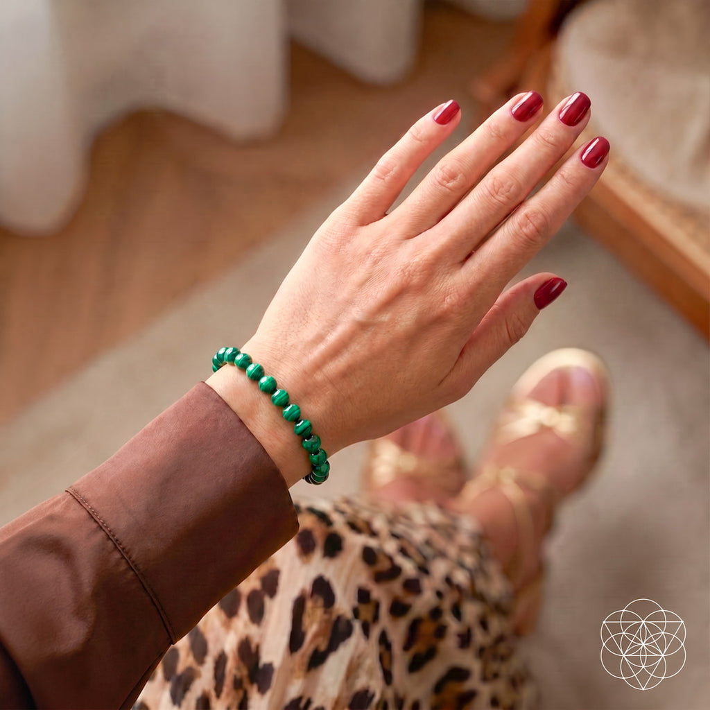 Malachite Anxiety Bracelet – 6mm