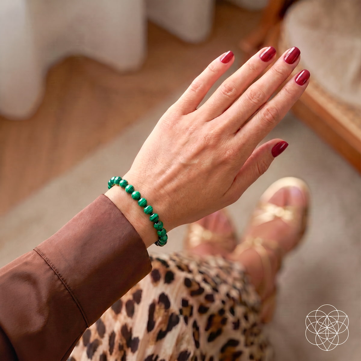 Malachite Anxiety Bracelet – 6mm