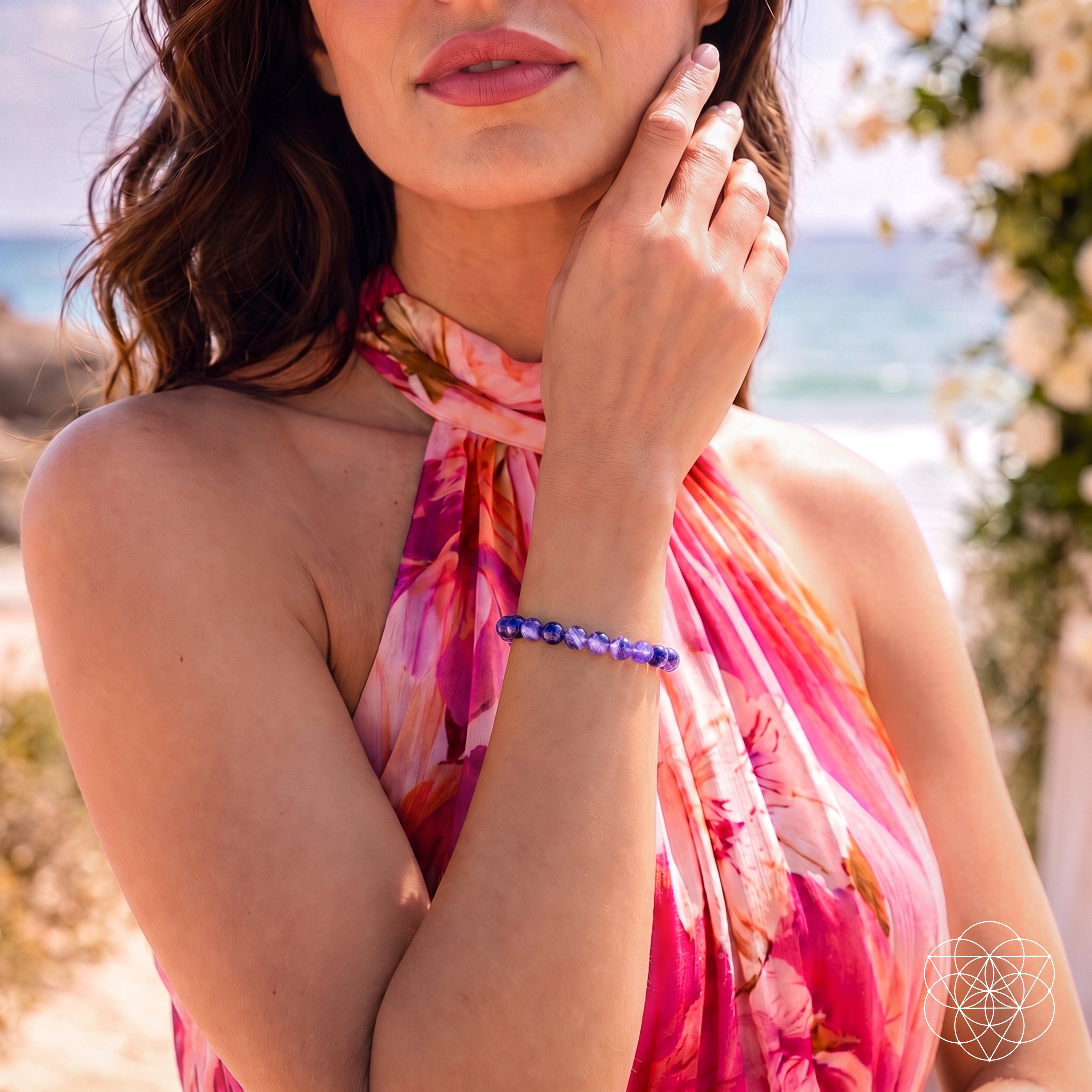 Chevron Amethyst Purification Bracelet – 6mm