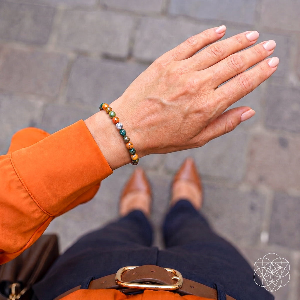 Ocean Jasper Bracelet – 6mm