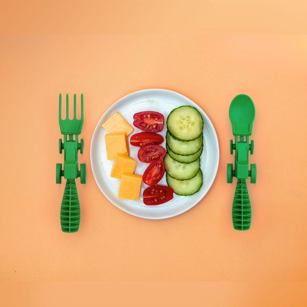 Constructive Eating Tractor Utensils