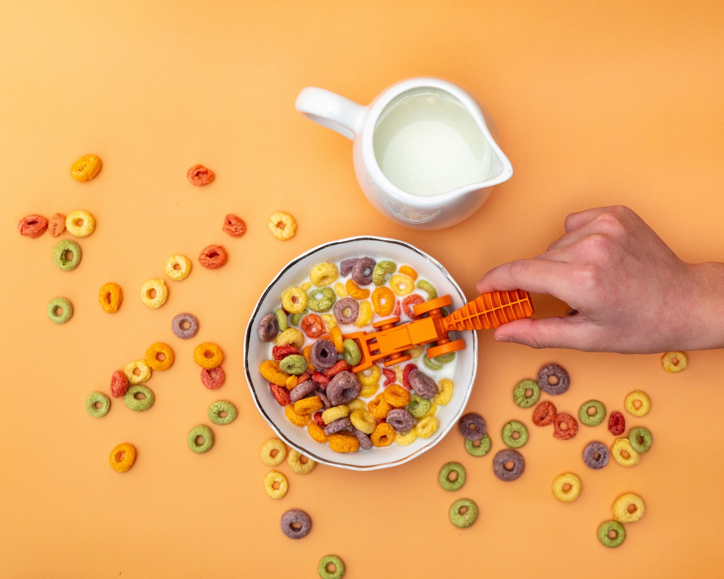 Constructive Eating Tractor Utensils