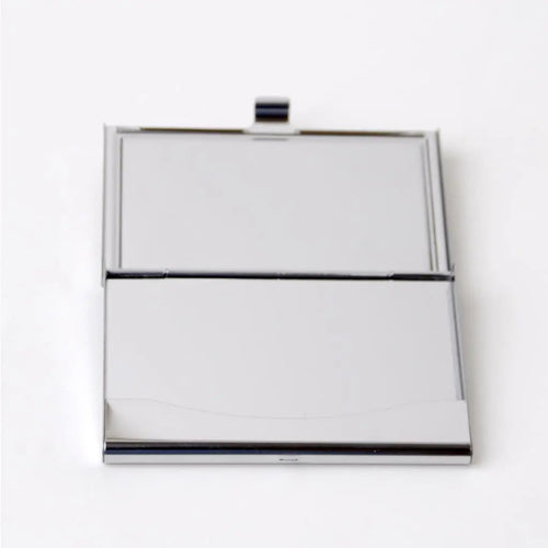 Bamboo Business Card Holder - Personalized Laser Engraved Business Card Case for Men