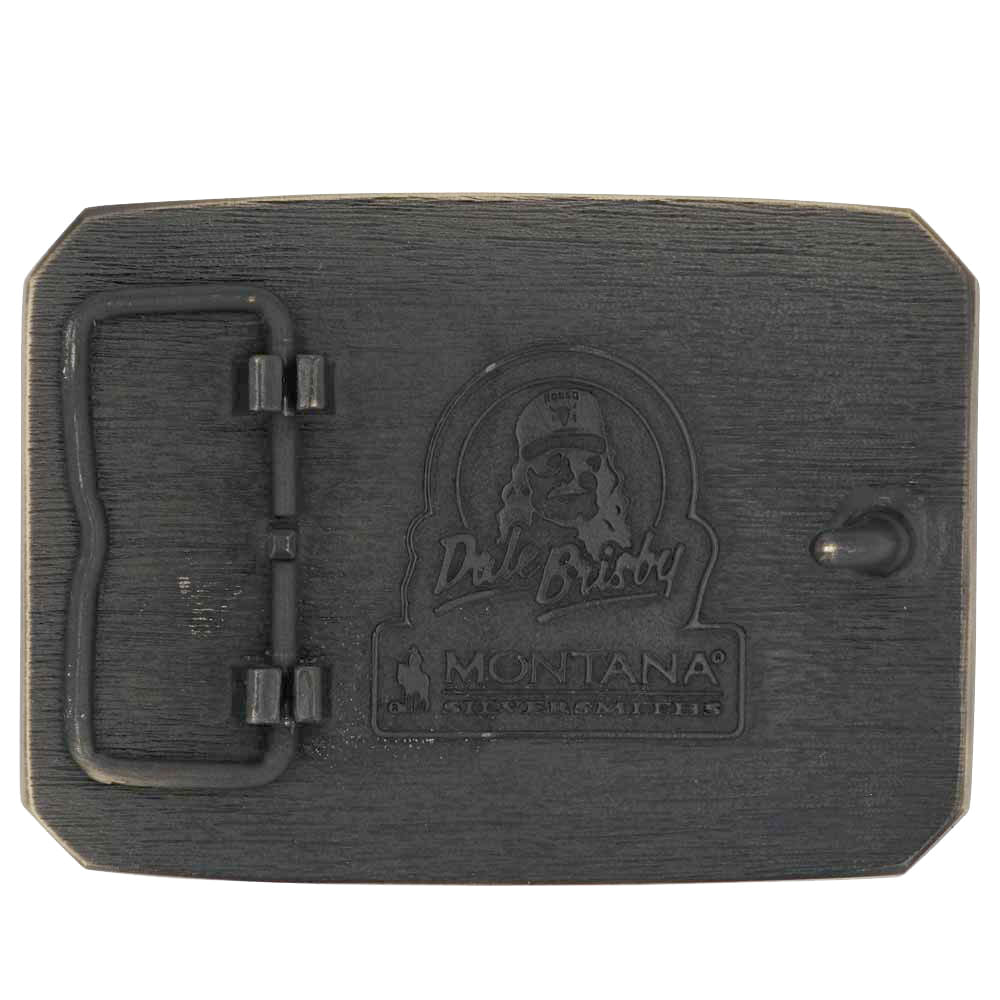 Dale Brisby “Just Rodeoin’” Belt Buckle – Brass Western Attitude | Jeffers