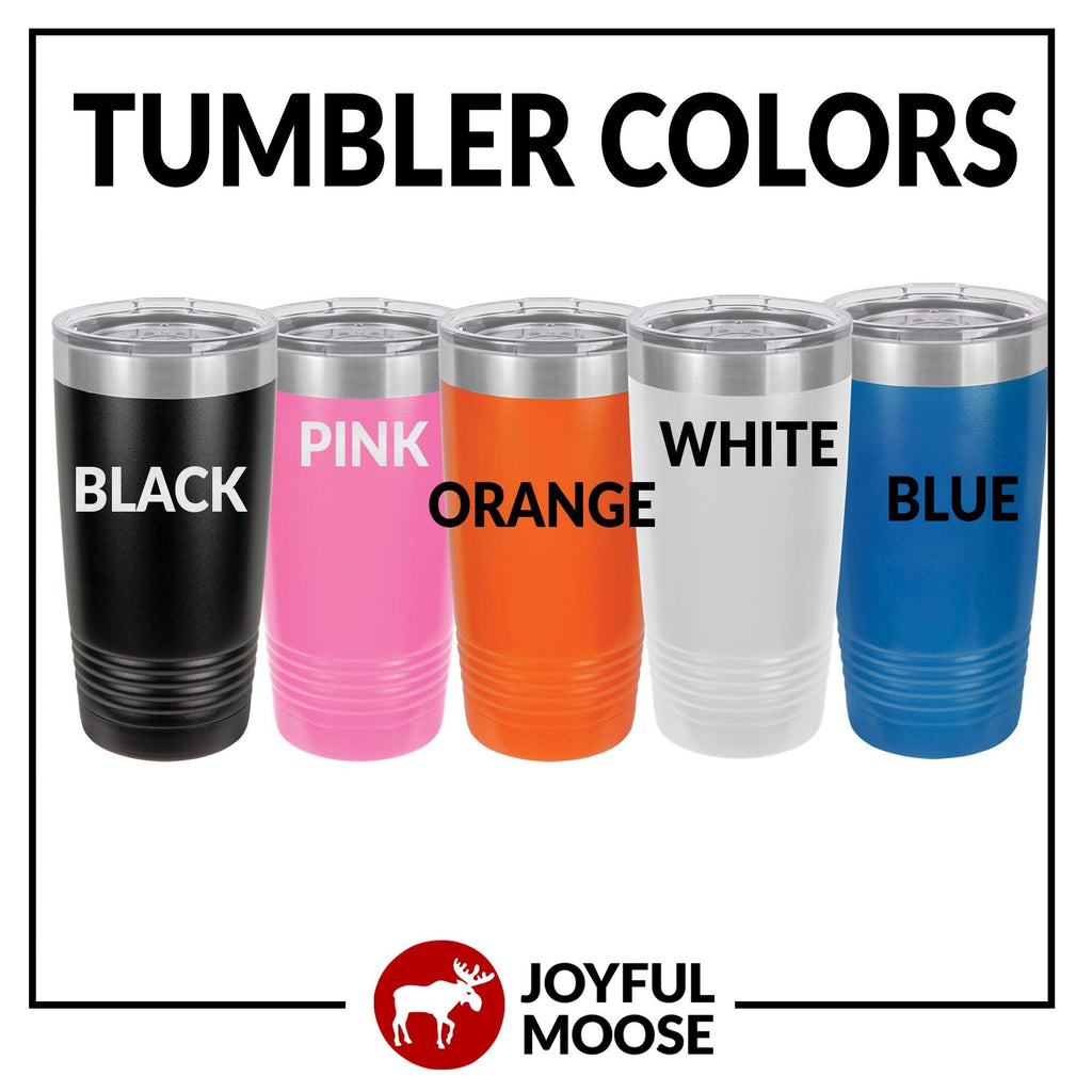 Personalized Butterfly Tumbler - Custom Insulated 20 oz Stainless Steel Mug