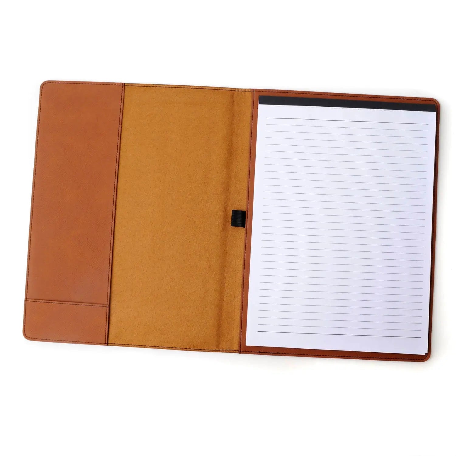 Monogram Legal Pad Holder - Laser Engraved Portfolio - Leather Notepad Folder - Gift for Graduate