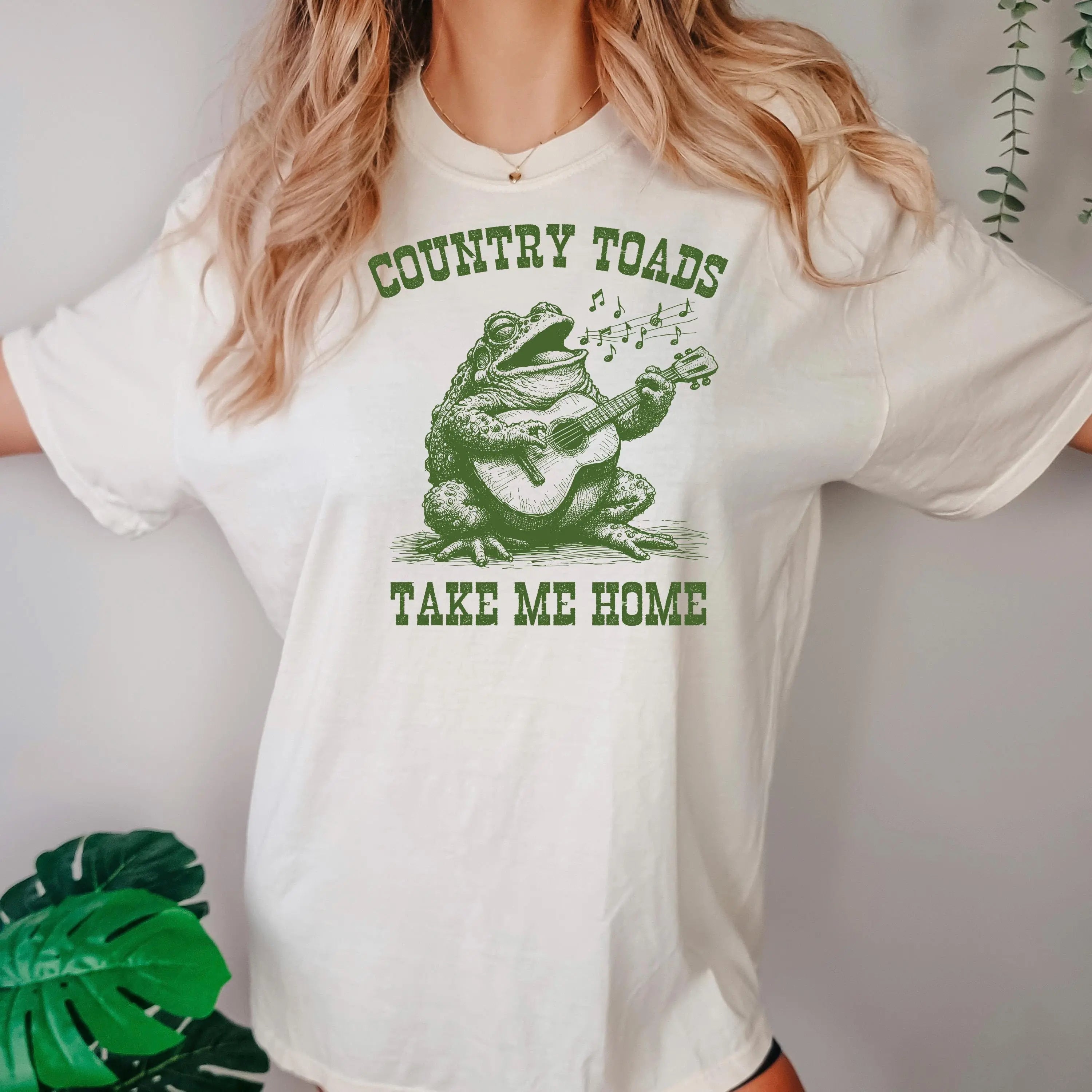 Funny Frog Shirt – Vintage Washed Tee | Country Music Shirt, Comfort Colors Tee