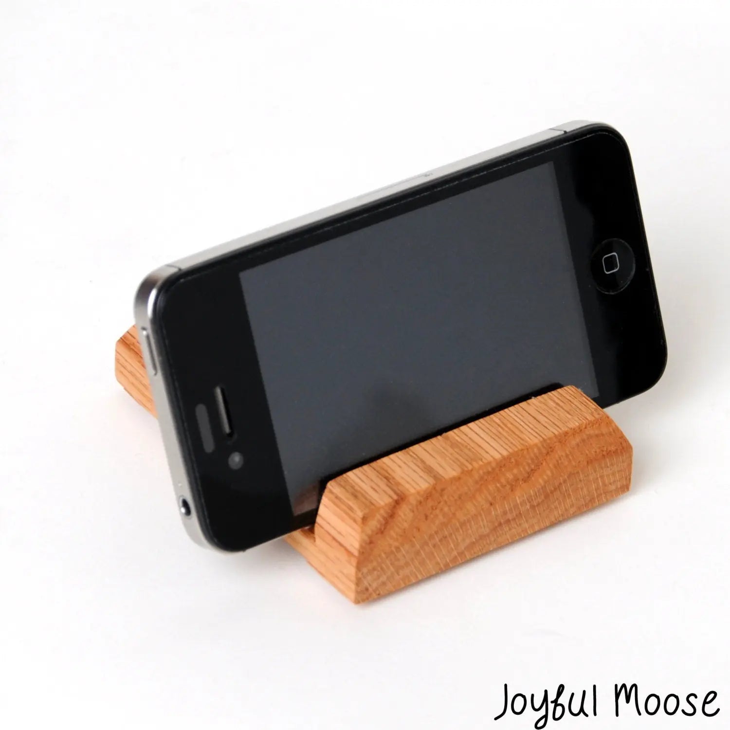 Wooden iPhone Stand - Wood iPhone Holder