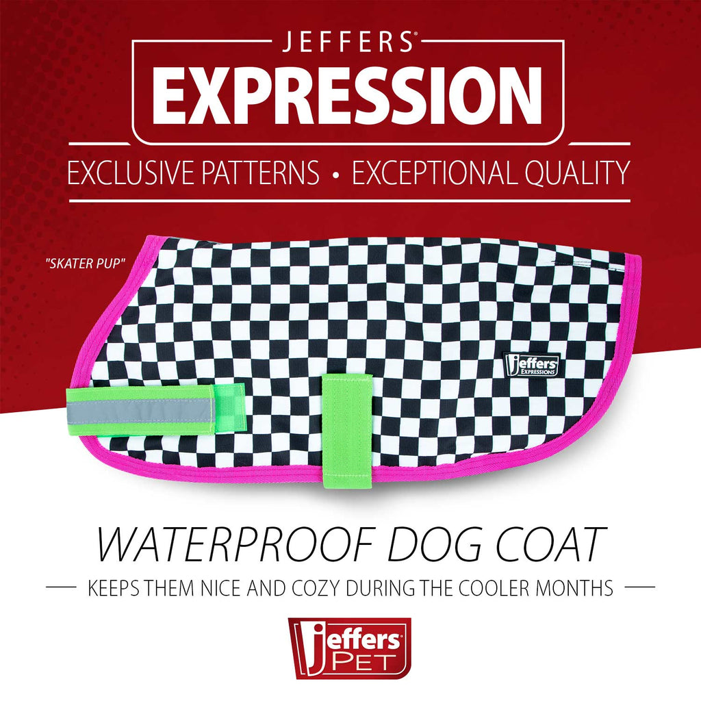 Waterproof Dog Coat – Insulated Ripstop with Reflective Strips | Jeffers Expression