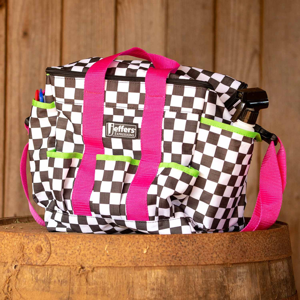 Deluxe Horse Grooming Bag with Adjustable Strap – 7 Fun Patterns | Jeffers Expression
