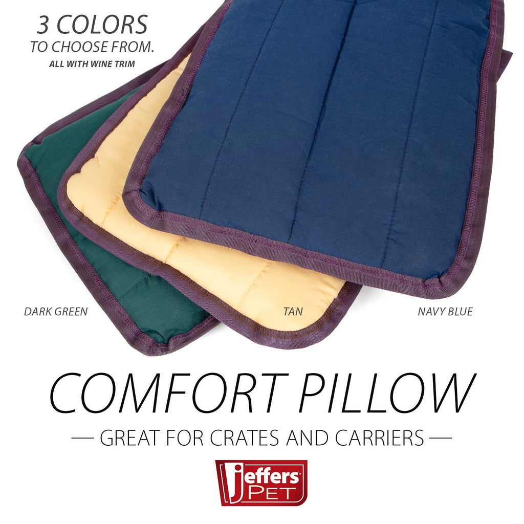 Washable Comfort Dog Pillow – 6 Sizes, 3 Colors | Jeffers Pet