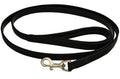 Premium Padded Leather Dog Leash – Nickel Hardware, 3 Sizes | Jeffers