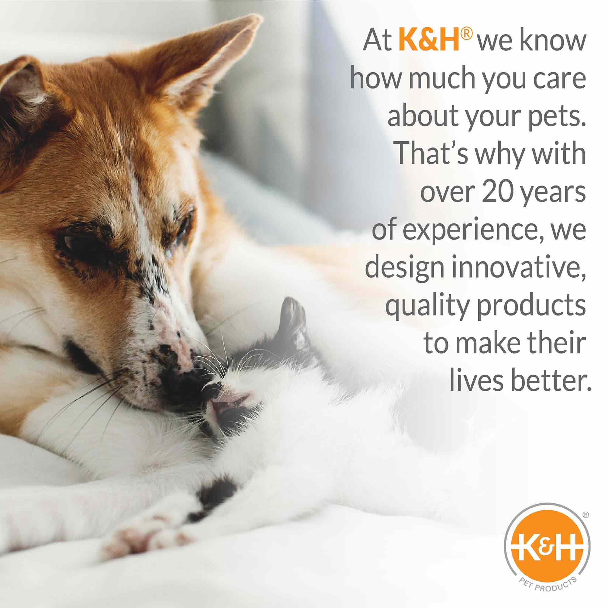 K&H Original Bolster Pet Cot – Elevated Dog Bed, Indoor/Outdoor | M & L