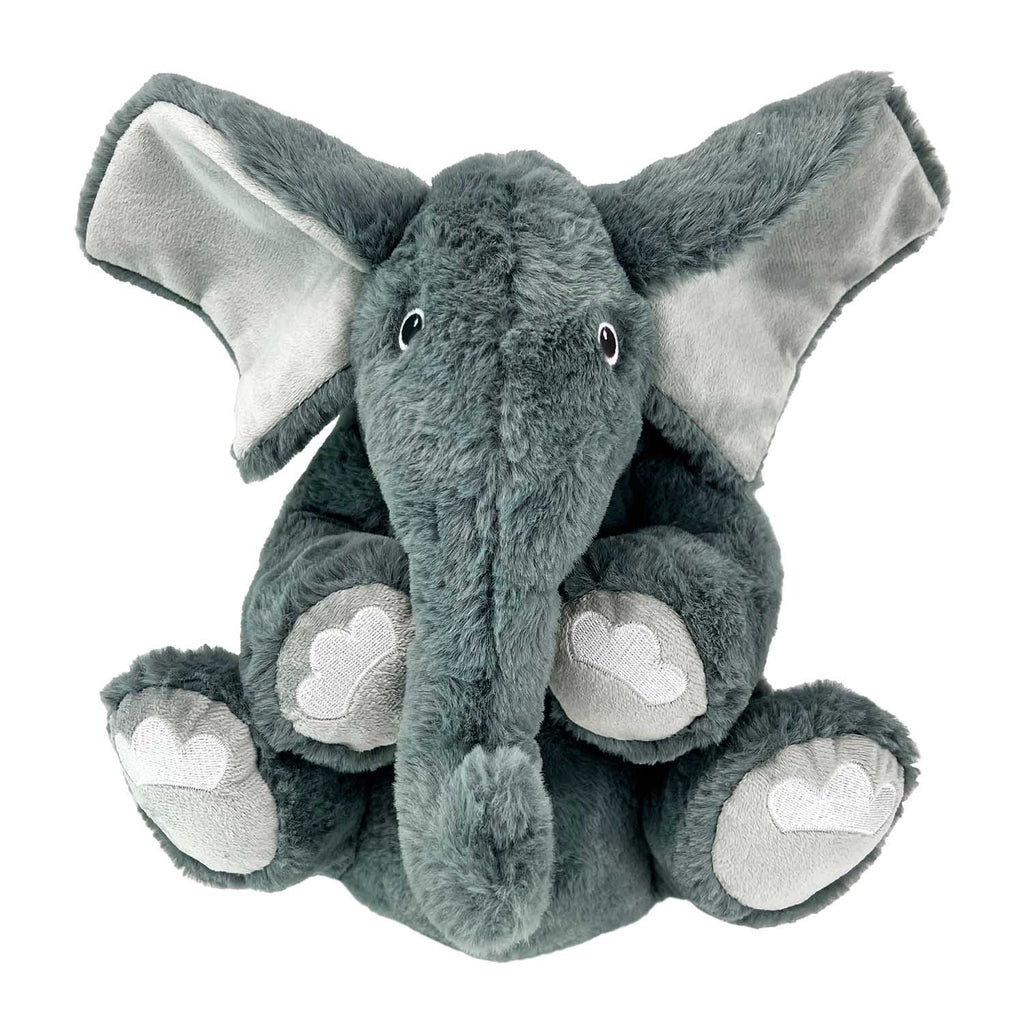 KONG Comfort Kiddos Jumbo Elephant Dog Toy – Plush, Removable Squeaker | XL
