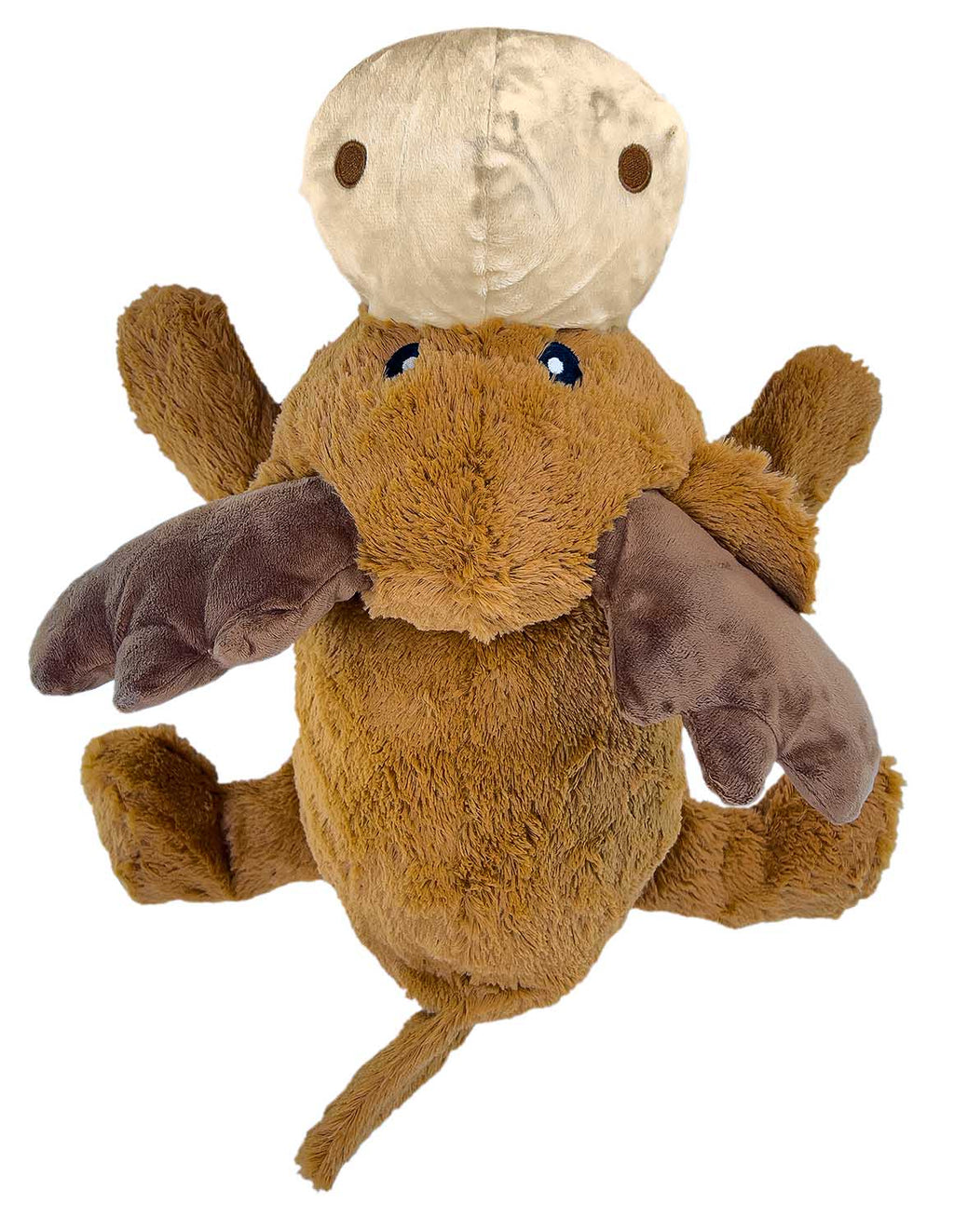 KONG Cozie Jumbo Marvin the Moose Dog Toy – XL Plush, Removable Squeaker