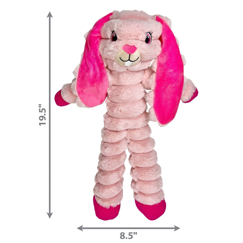KONG Shakers Crumples Dog Toy – Jumbo Plush, Grunting Squeaker | Sloth & Bunny