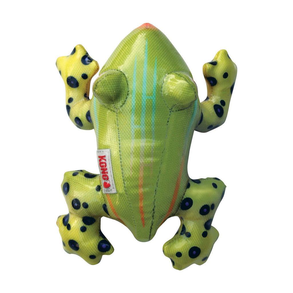 KONG Shieldz Tropics Dog Toy – Durable, Squeaker & Floats | Medium