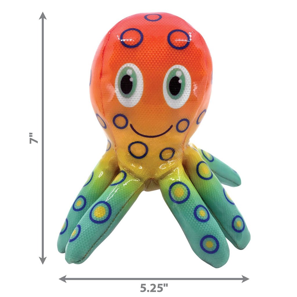 KONG Shieldz Tropics Dog Toy – Durable, Squeaker & Floats | Medium