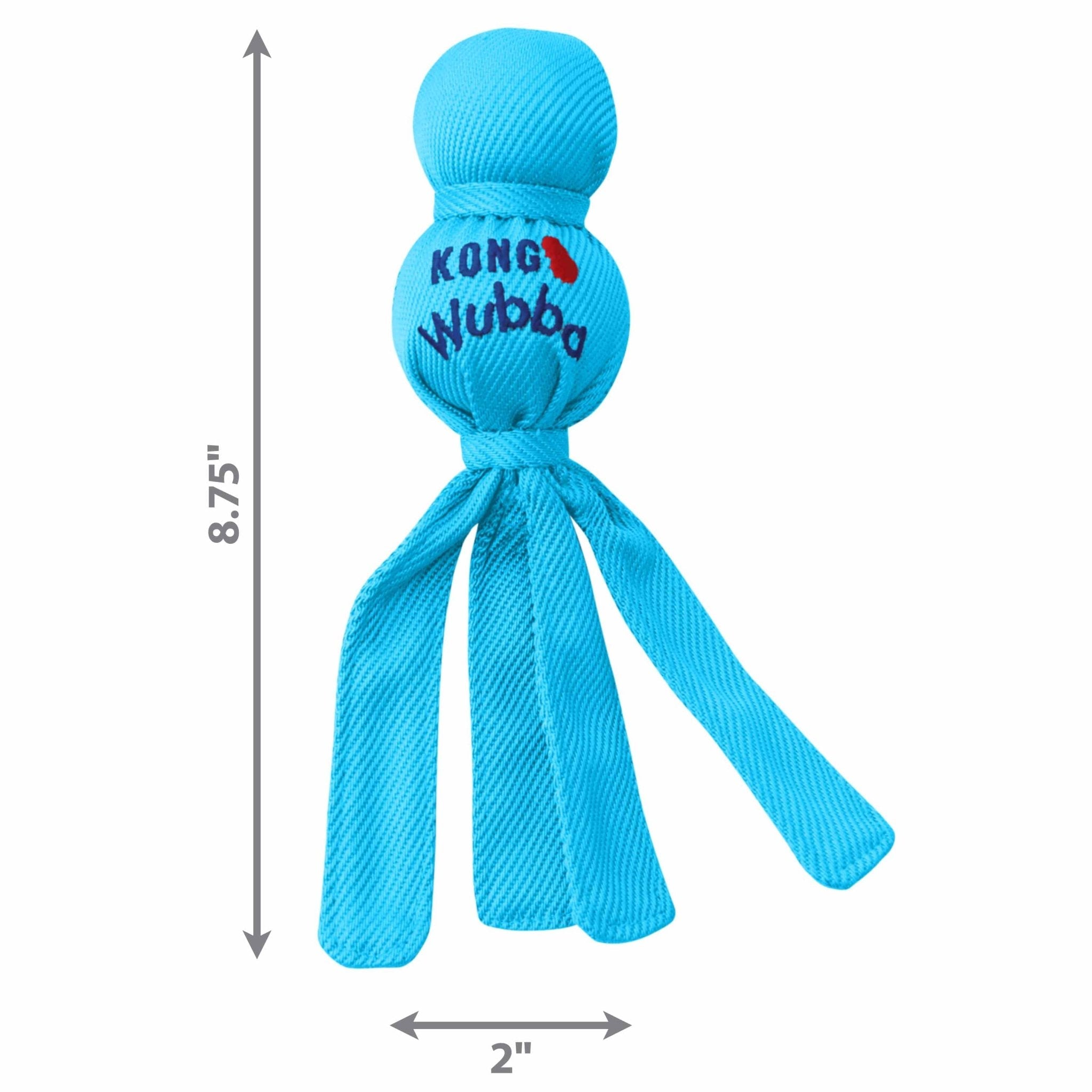 KONG Wubba Dog Toy – Squeaky Tug & Fetch, 3 Sizes | Assorted Colors