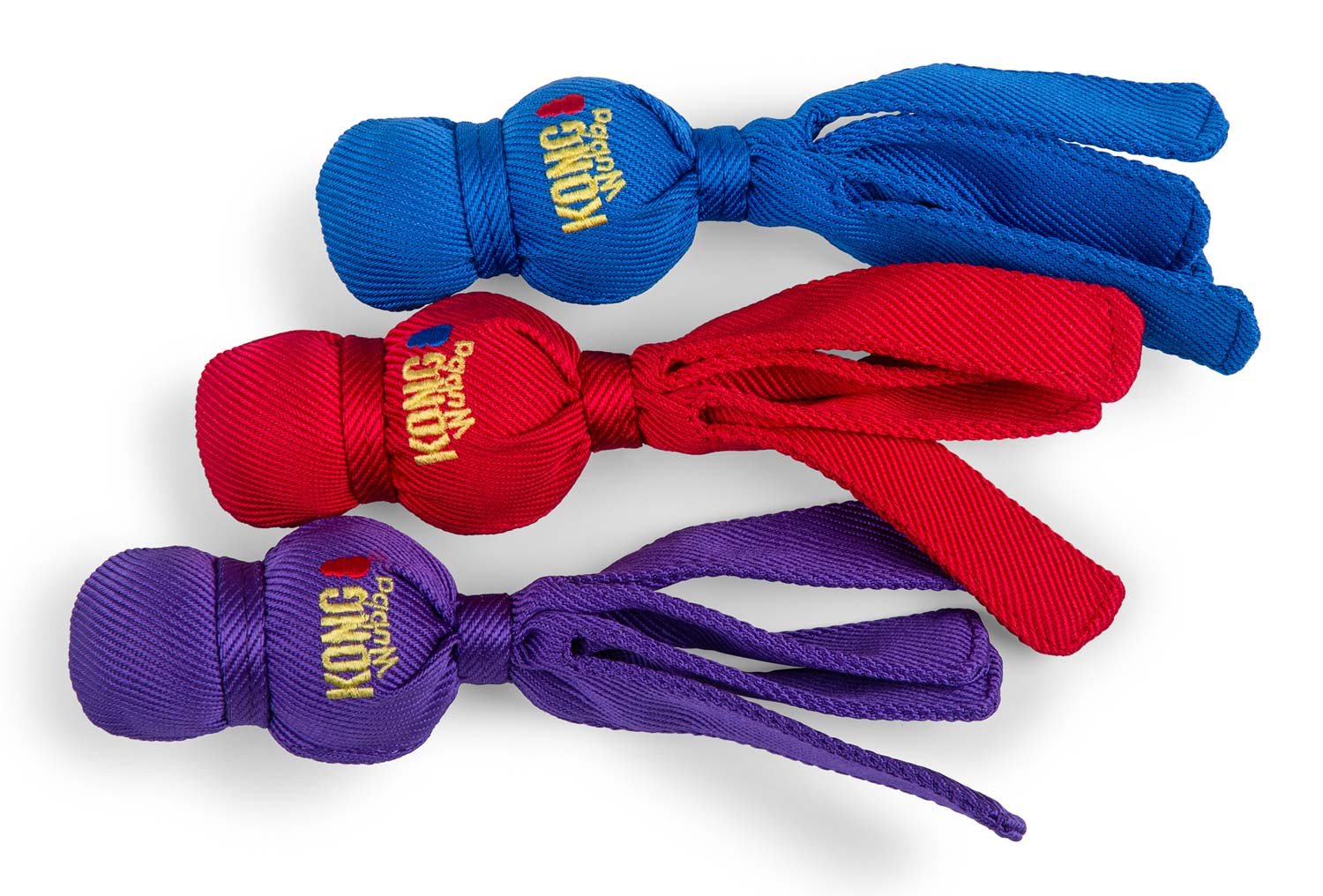 KONG Wubba Dog Toy – Squeaky Tug & Fetch, 3 Sizes | Assorted Colors