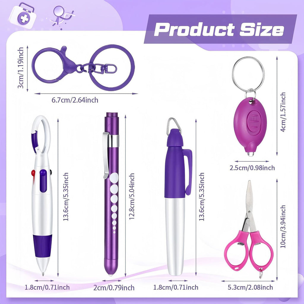 Nurse Pen & Tool Keychain Set