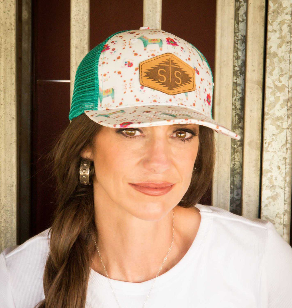 Watercolor Donkey Patch Hat – Ladies Snapback | STS Ranchwear