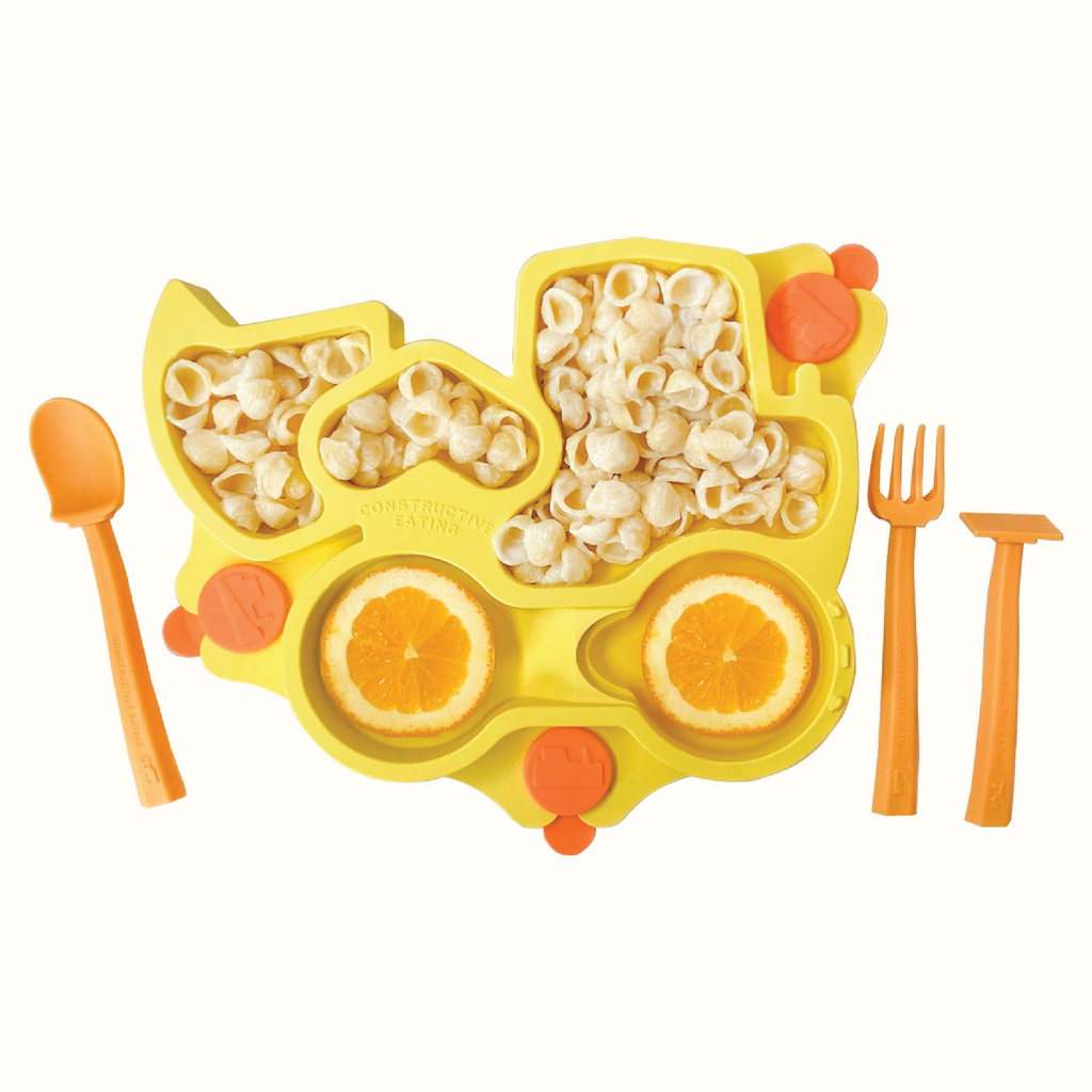 Constructive Eating Truck Training Plate and Utensils