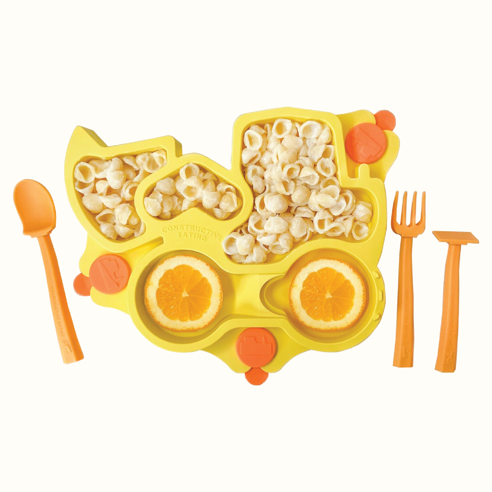 Constructive Eating Truck Training Plate and Utensils